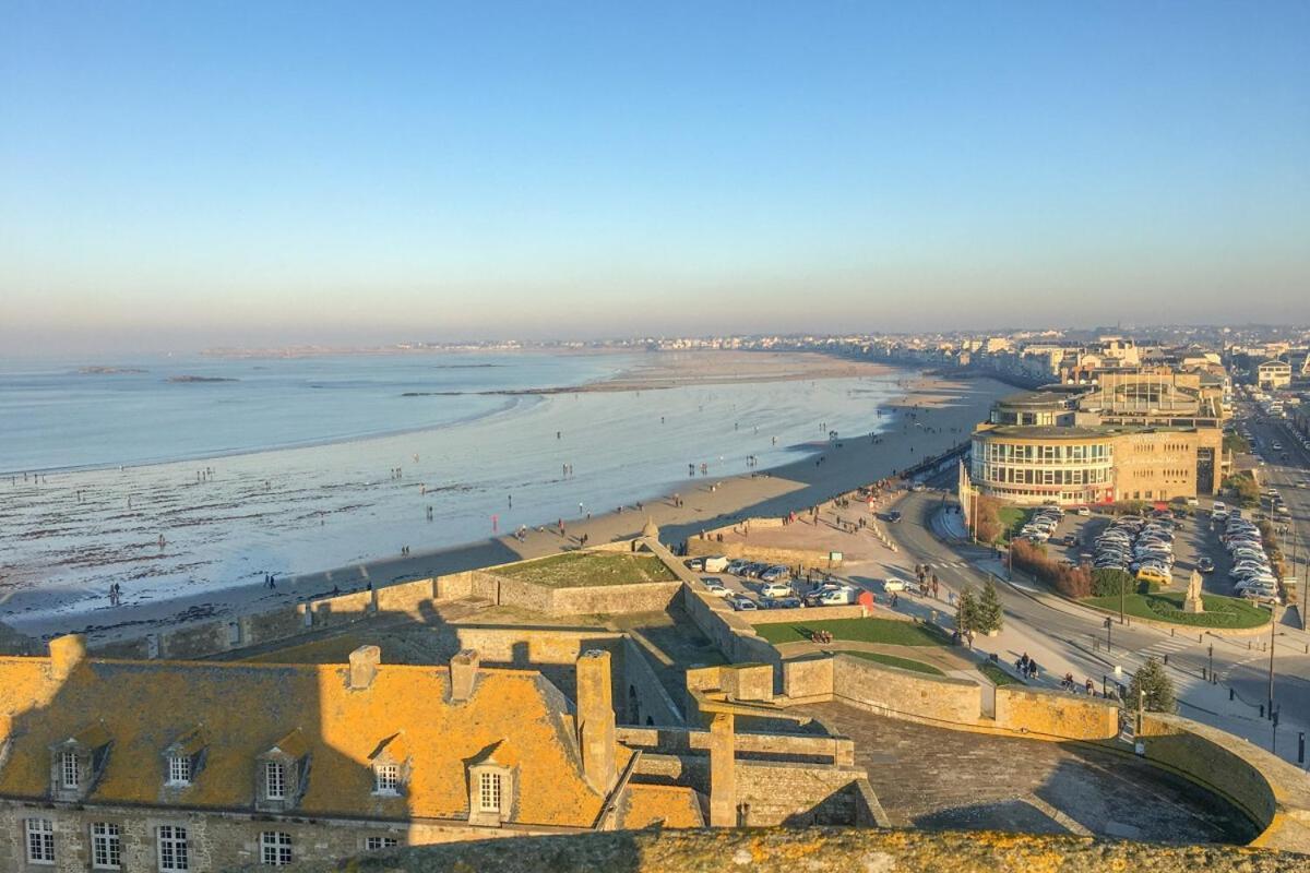 L Ostra 1, Appartement Haut Standing Front De Mer A Cancale Sur Le Port De La Houle ภายนอก รูปภาพ