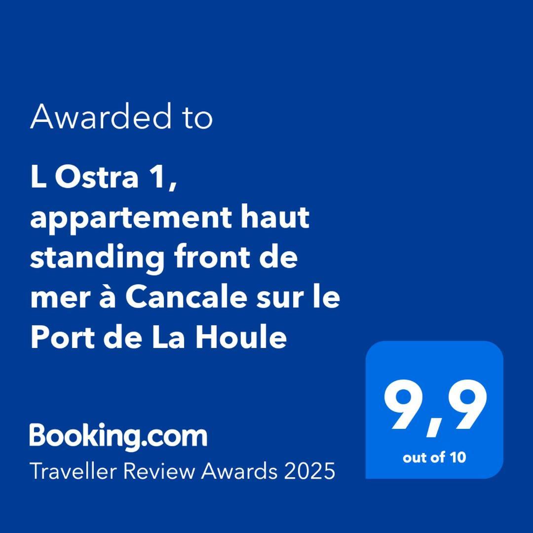 L Ostra 1, Appartement Haut Standing Front De Mer A Cancale Sur Le Port De La Houle ภายนอก รูปภาพ